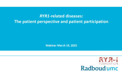Webinar: The Patient Perspective and Patient Participation Webinar
